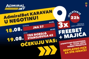 AdmiralBet karavan - Na redu je Negotin